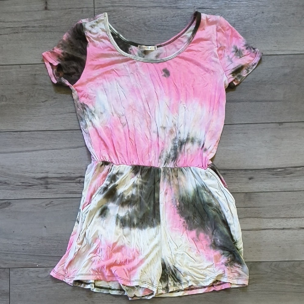 NWOT Tie-Dye Romper